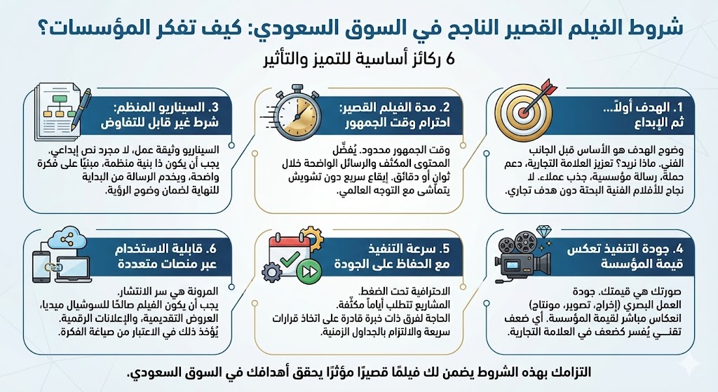 شروط الفيلم القصير في السوق السعودي: كيف تفكر المؤسسات؟