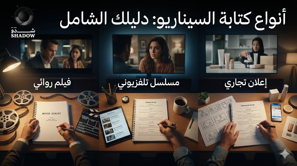 انواع كتابة السيناريو